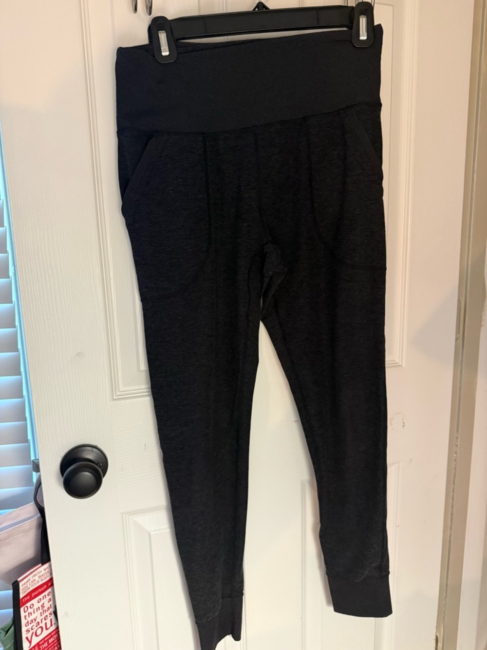 Zella Dark Gray High-Waist Jogger Pants